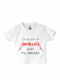 Детска тениска White I Rock Out To Metallica With My Daddy
