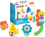 331639 Magformers Stick-o Μαγνητικά Τουβλάκια Οι Φίλοι Των Baby Shark Σετ 30 Τμχ. Για 18 Μηνών+