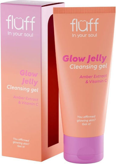 Fluff Glow Gel Facial Cleanser for Brightening and Moisturizing Action 100ml