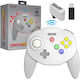 Retro-bit Tribute64 Wired Gamepad for PC Gray