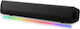 Creative Sound Blaster GS3 Kabellose Computerlautsprecher 2.0 mit RGB-Beleuchtung und Bluetooth Leistung 24W in Schwarz Farbe