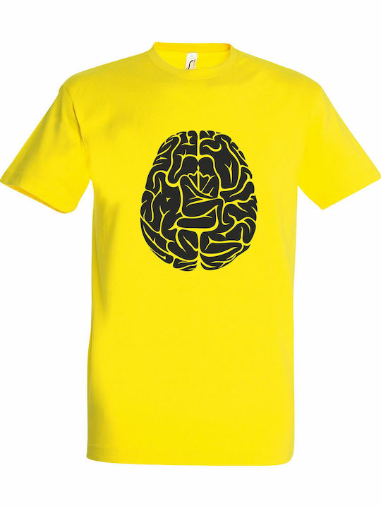 Mind Body Connection Ανδρική Μπλούζα Κίτρινη