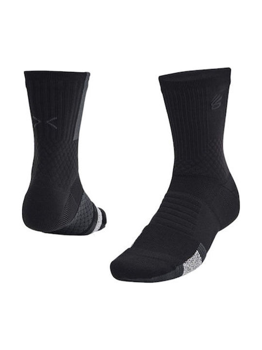Under Armour Playmaker Αθλητικές Κάλτσες Γκρι 1...