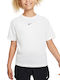 Nike Dri-fit Multi+ Big Kids Training Top White / Black