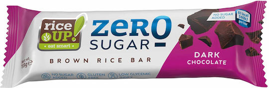 RiceUp Baton Energetic cu Ciocolată Neagră Fără Zahăr Adăugat 18g