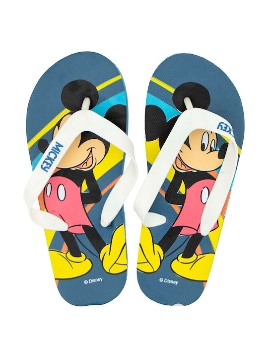 Disney Παιδικές Σαγιονάρες Flip Flops Mickey Navy Μπλε