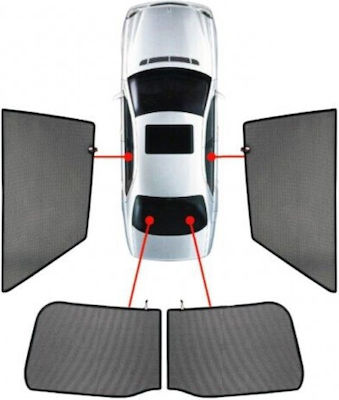 CarShades Κουρτινάκια Αυτοκινήτου Cross για Toyota Yaris Πεντάπορτο (5D) 4τμχ