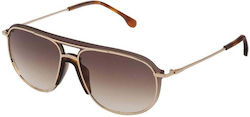 Lozza Sunglasses Χρυσά with Metal Frame & Gold Lens