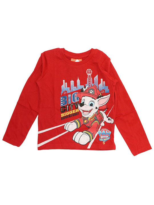 Nickelodeon Kids Blouse Long Sleeve Red