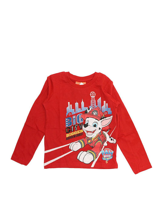 Nickelodeon Kids' Shirt Long Sleeve Red