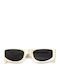 Oscar & Frank Garden Grove Damen Sonnenbrille mit Weiß Kunststoff Gestell und Gray Linse GARDENGROVE/072CR/53/21