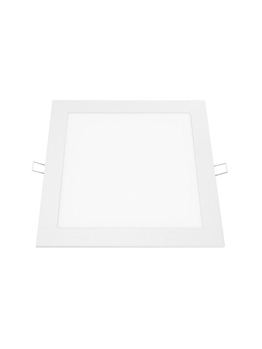 Aca Τετράγωνο Χωνευτό LED Panel 23W με Ψυχρό Λευκό Φως 6500K 30x30εκ.