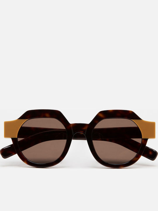 Kaleos Women's Sunglasses with Brown Tartaruga ...