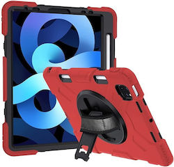 Umschlag Rückseite Kunststoff Stoßfest Rot (iPad Air 2020/2022)