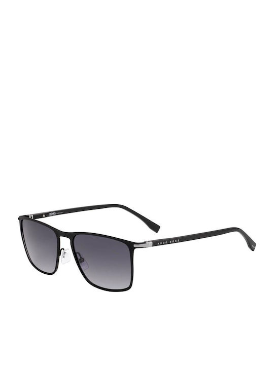 Boss Men's Sunglasses with Black Frame and Black Lens 1004_S_IT
