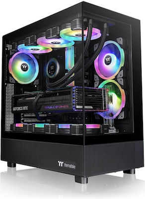 Thermaltake View 270 TG ARGB Middle Tower Cutie de calculator Negru