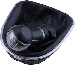 NTY Πόμολο Ταχυτήτων με Φούσκα για Seat Leon / Altea / Toledo 2004+ Μαύρο
