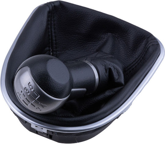 NTY Πόμολο Ταχυτήτων με Φούσκα για Seat Leon / Altea / Toledo 2004+ Μαύρο