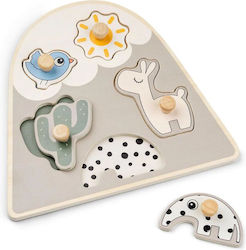 Done By Deer Puzzle de lemn pentru copii Puzzle de lemn pentru copii Lalee Sand Br77688