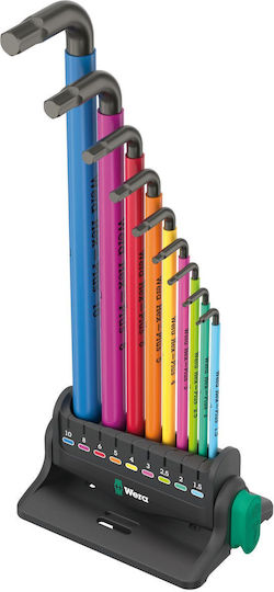 Wera Allen-Schlüssel 950/9 Hex-plus