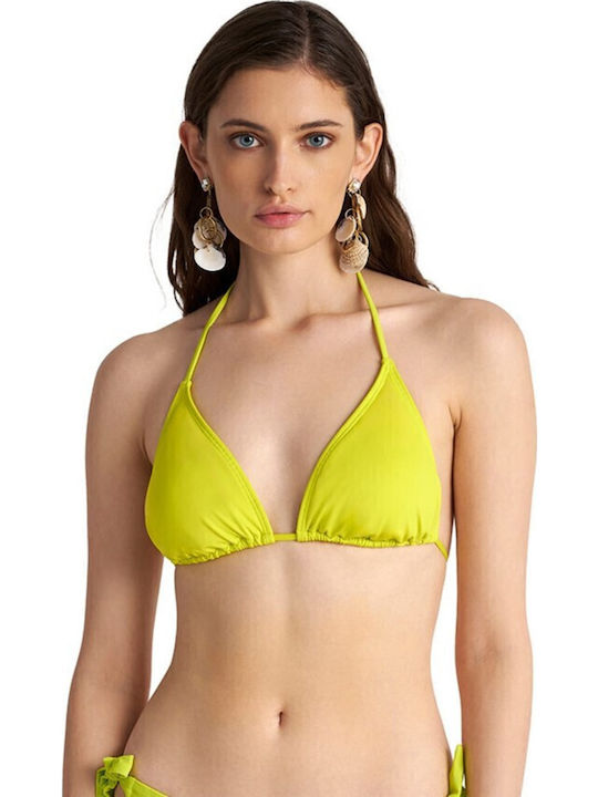Blu4u Triangle Bikini Top Lime