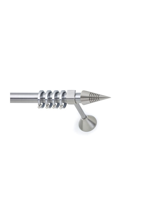 Anartisi Metallic Curtain Pole Inox Double with...
