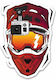 Maxxed Dekorative Aufkleber Rot
