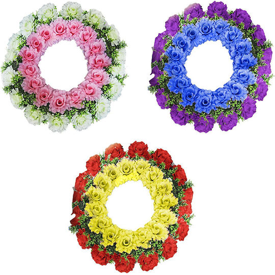 Bunny's Easter Wreath Foam 60x60x60cm Various Colors
