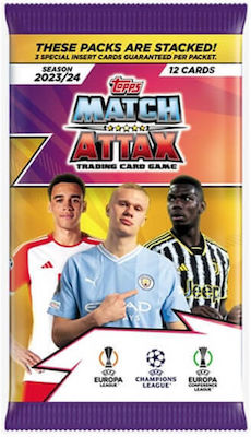 Cartonașe Topps Match Attax Liga Campionilor 2024 (12 cartonașe)