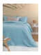 Palamaiki Karen Κουβερλί King Size Microfiber Γαλάζιο 260x240cm