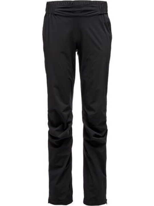 Black Diamond Stretch Women's Hiking Long Trousers Black