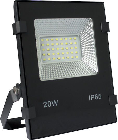 Band Αδιάβροχος LED Προβολέας 20W Неутрално бяло 4000К IP65