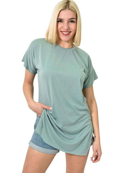 First Woman Women's Blouse Short Sleeve Physical