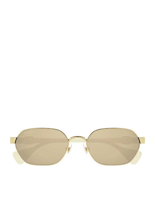 Gucci Damen Sonnenbrille mit Gold Metall Gestel...