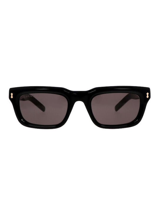 Gucci Ochelari de soare cu Negru Din plastic Rame și Negru Lentilă GG1524S 001