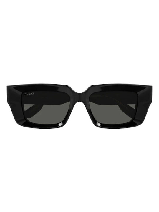 Gucci Γυναικεία Γυαλιά Ηλίου με Μαύρο Κοκκάλινο Σκελετό και Μαύρο Φακό GG1529S 001