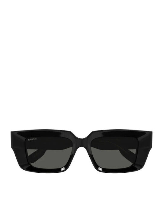 Gucci Gucci Women's Sunglasses with Black Horn-Rimmed Frame and Grey Lenses GG1529S 001