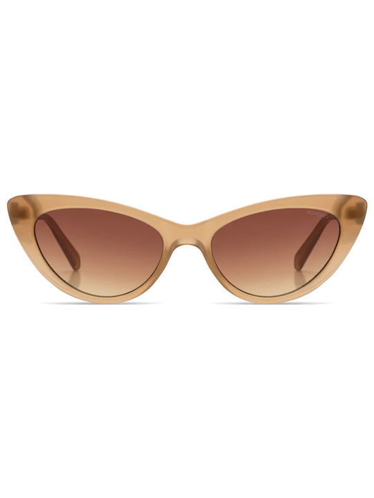 Komono Rosie Sahara Women's Sunglasses with Beige Plastic Frame and Beige Gradient Lens KOM-S9057