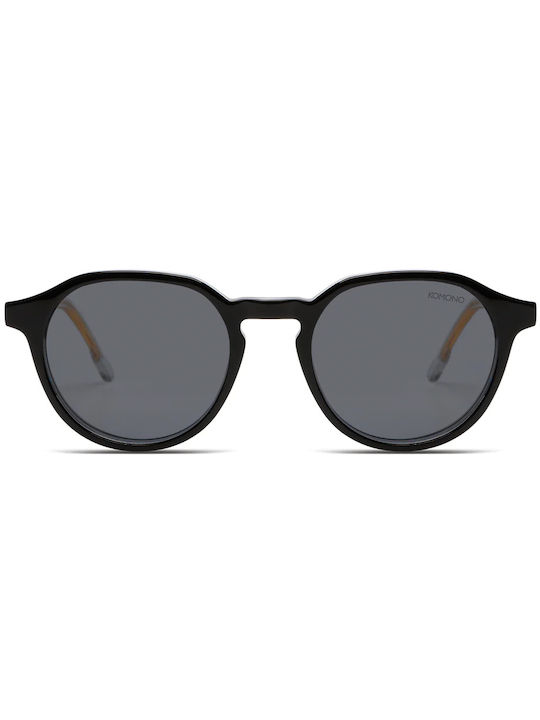 Komono Nigel Sonnenbrillen mit Schwarz Rahmen und Schwarz Polarisiert Linse KOM-S9576