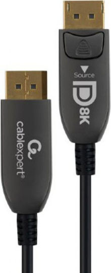 Cablexpert Kabel DisplayPort-Stecker - DisplayPort-Stecker 5m Schwarz (CC-DP8K-AOC-5M)