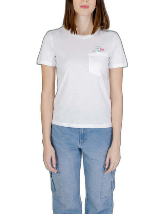 Only Feminin Tricou Alb