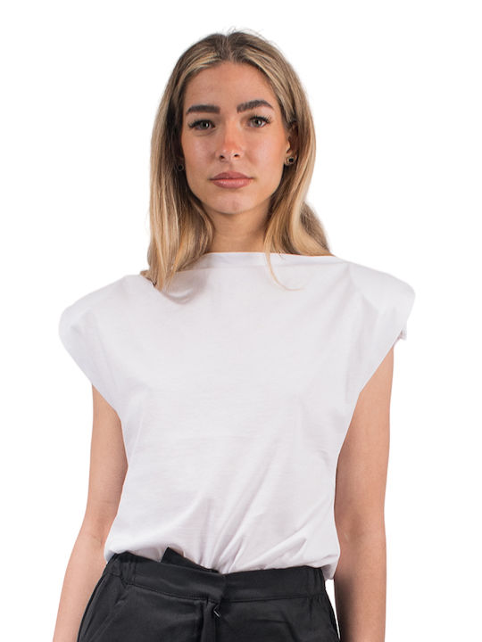 4tailors Bluza de Damă din Bumbac White