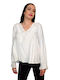 Morena Spain Women's Blouse Long Sleeve White
