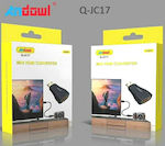 Andowl Converter HDMI male to HDMI female 12pcs (Q-JC17)