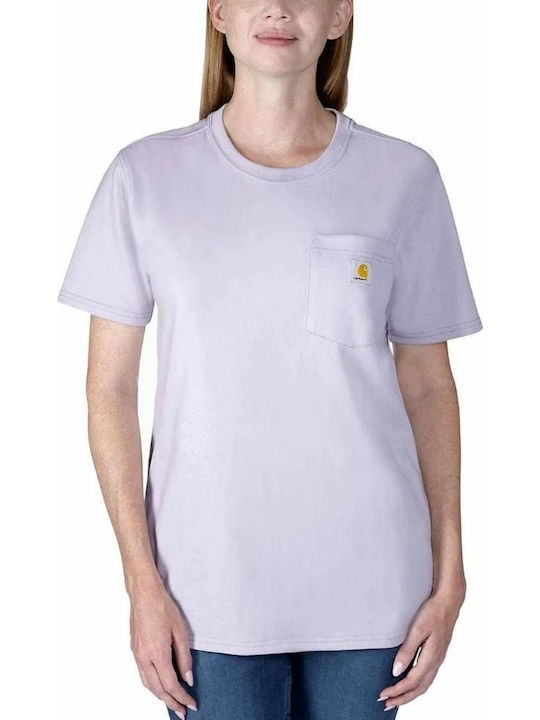 Carhartt Women's T-shirt Lilac Haze