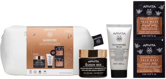 Apivita Queen Bee Set Îngrijire pentru Anti-îmbătrânire 4buc