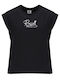 Russell Athletic Femeie Tricou Negru