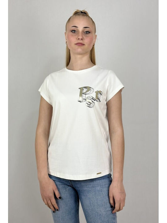 Passager Γυναικείο T-shirt Λευκό