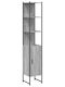 vidaXL Επιδαπέδια Ραφιέρα Μπάνιου Ξύλινη 33x33x185.5cm