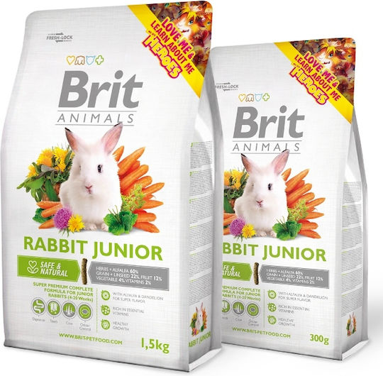 Brit Animals 1.5kg Trockenfutter für Hunde mit und Kaninchen